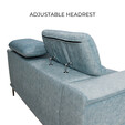 Fabric 1 Seater Sofa 907